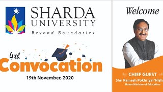 Sharda University 4th Convocation