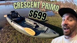 Crescent Kayaks Primo Walkthrough and On Water Review