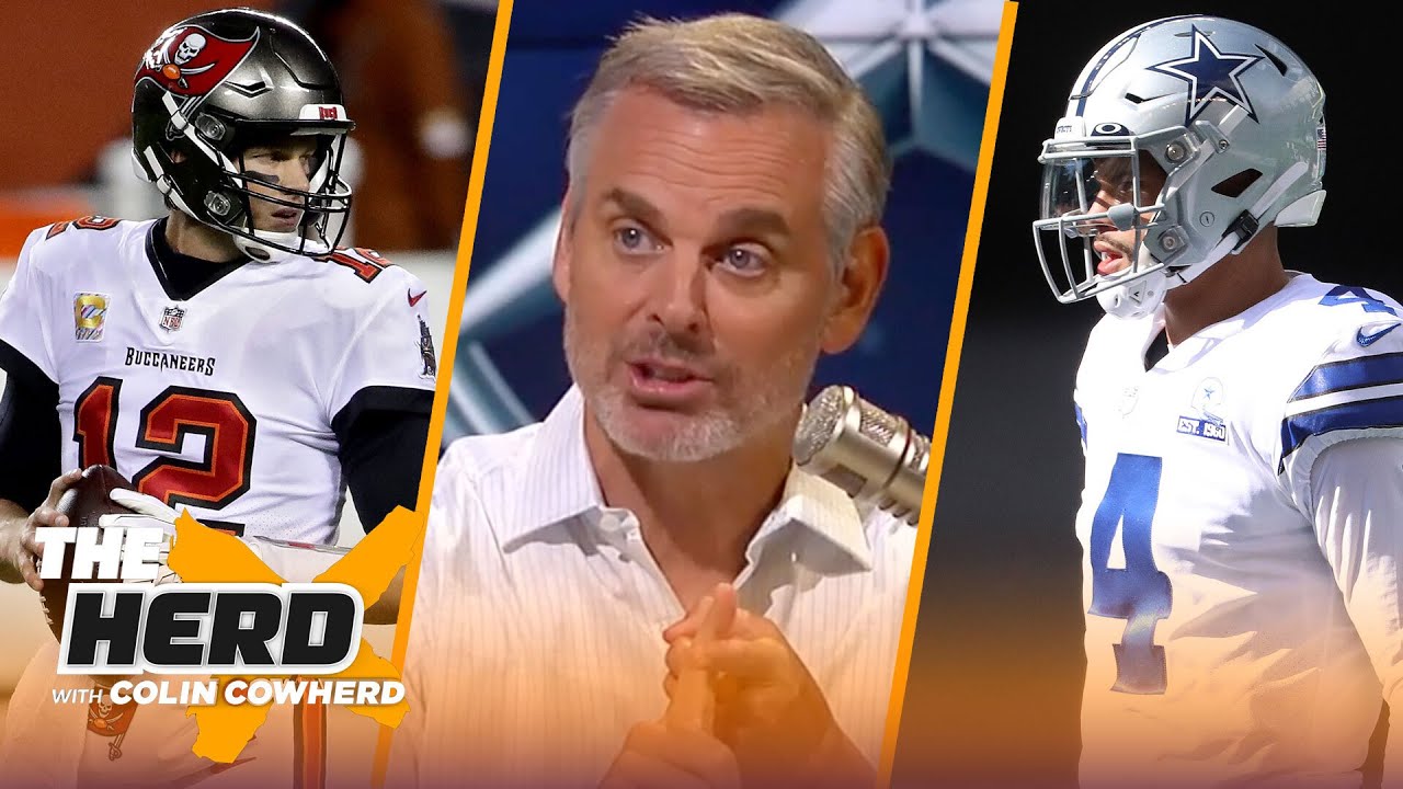 Brady's 4th down mishap wasn't to blame for Bucs loss, talks Dak & Cowboys — Colin | NFL | THE HERD
