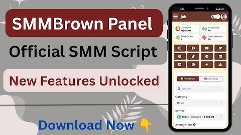 SMM Brown Panel Official Script | SMM Panel Script | Perfect Panel Official Script | SMM Scripts