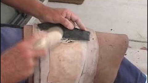 Flintknapping Abo blade, part 6