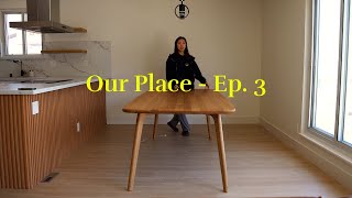 Our Place Ep 3 (Furniture Delivery, Building ikea Shelf, Window Blinds, & new plant pickup)