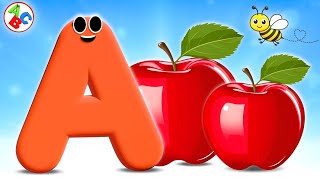 ✅A is for Apple | A a APPLE 🍎 | Preschool Learning 🎓 | ABC Learning for Kids 🔤🎵