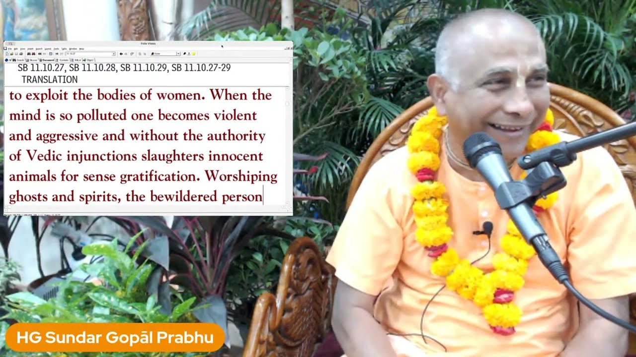 [ŚB 5.13.19] Problems of Conditioned Life | HG Sundar Gopāl dāsa