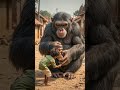 Untitled😱 गाँव में आया विशाल खतरनाक बंदर! | Horror Monkey Attack 🐵🔥#ViralShorts #HorrorShor