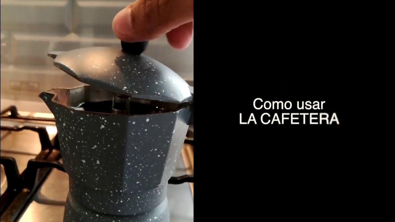 COMO USAR LA CAFETERA ITALIANA - YouTube