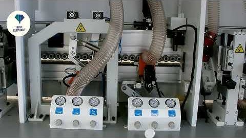 E 70J automatic edge banding machine test video