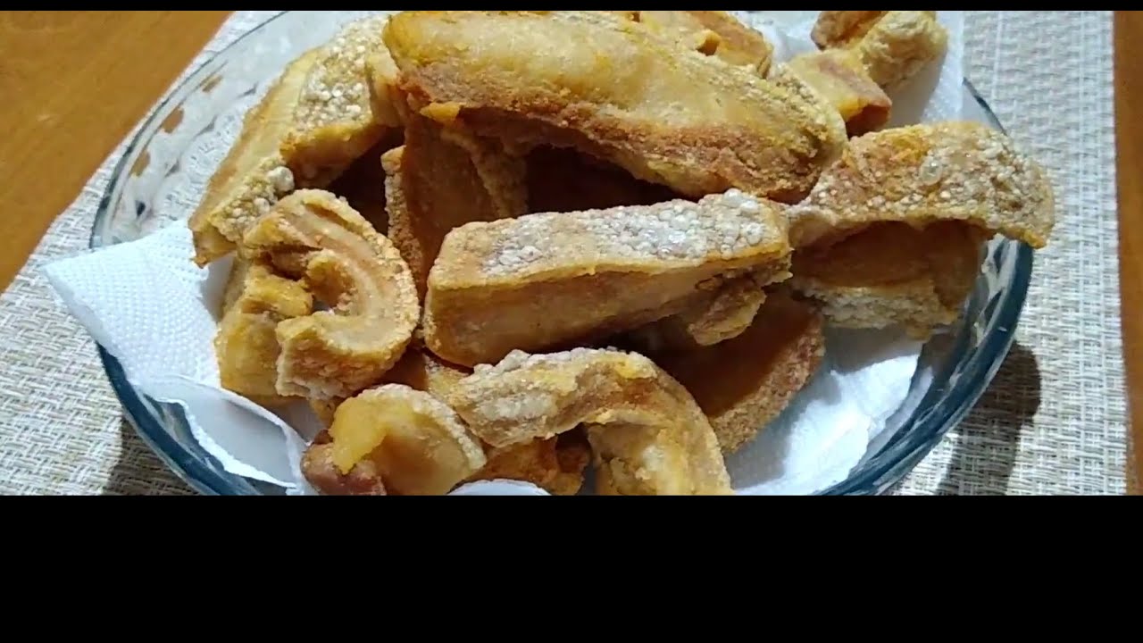 Panceta a pururuca frita passo a passo. YouTube