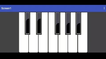 6-App Inventor ile Mobil Uygulama || Piyano  Yapımı || Sound Kullanımı || Buton Animasyonu