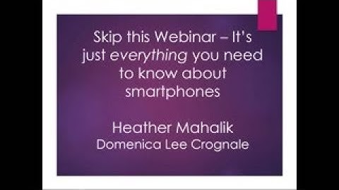 Skip This Webinar - It