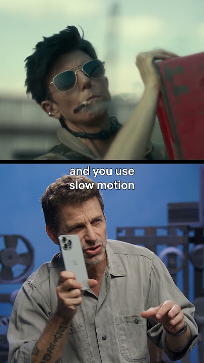 Zack Snyder's 60-second film school