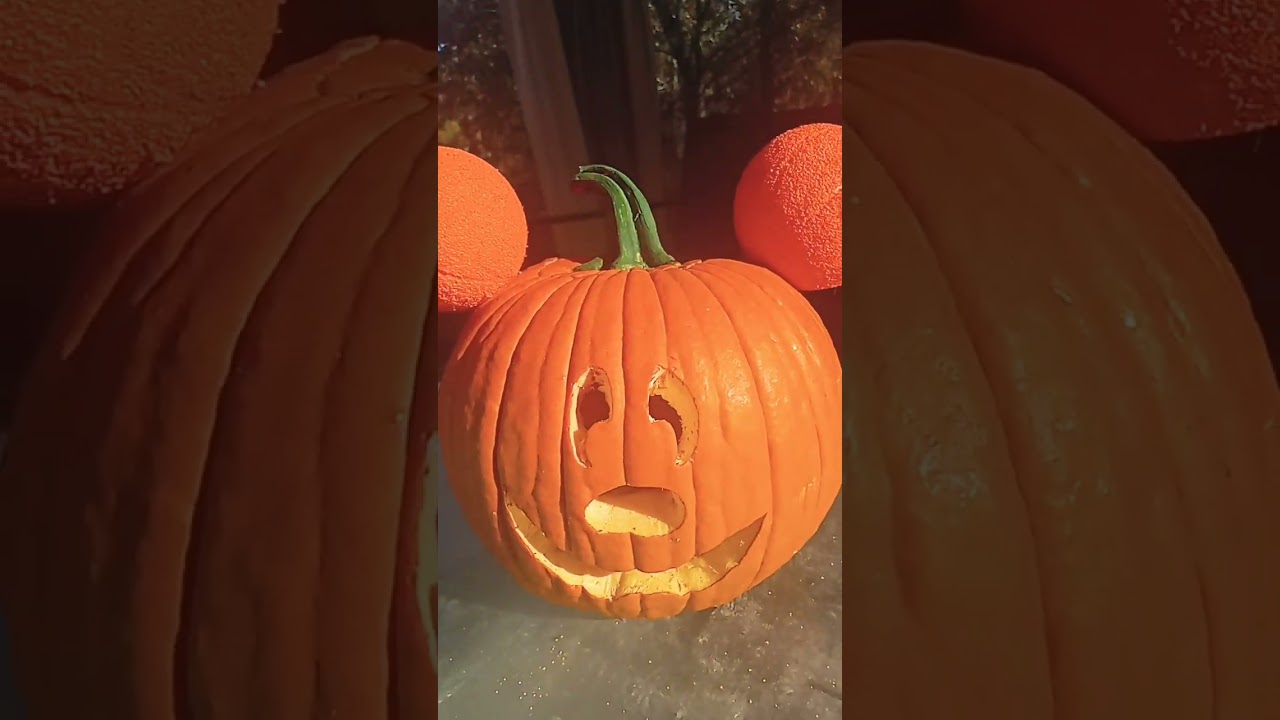 Main Street Mickey Mouse pumpkin