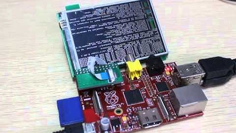 3 5" TFT Lcd Screen for Raspberry Pi Model B