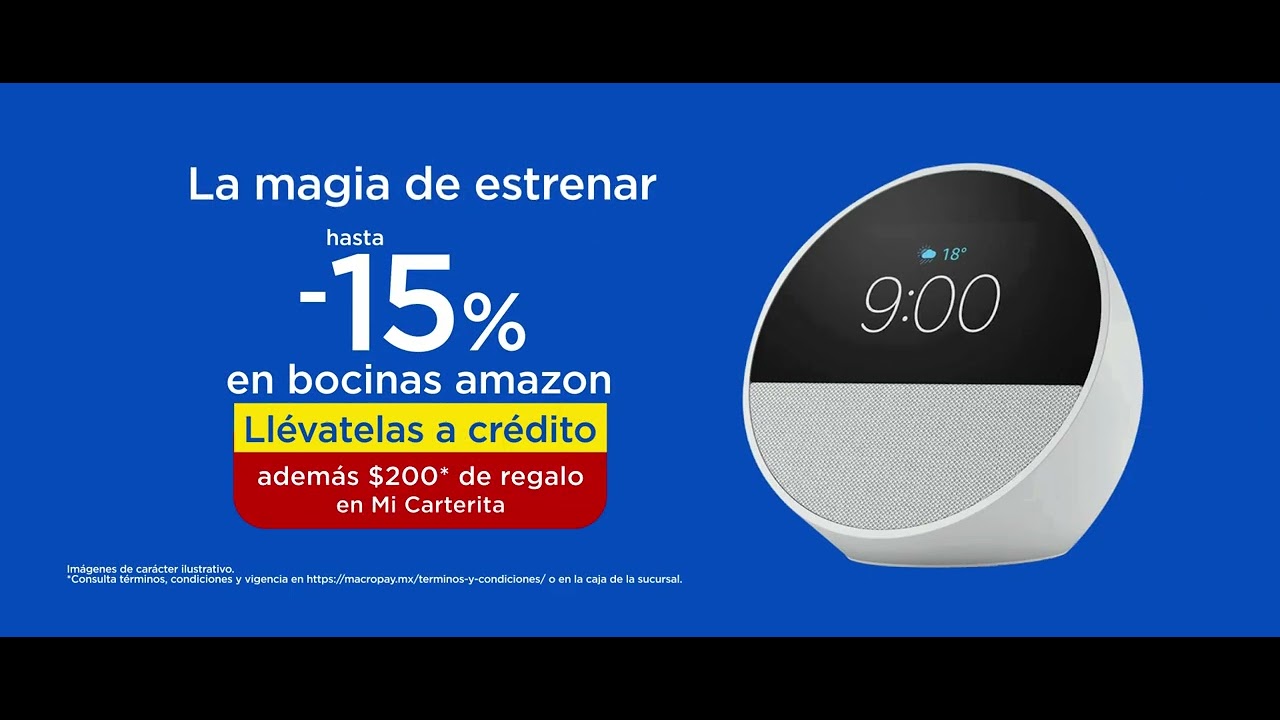 Estrena bocina Amazon con hasta 15% de descuento por Navidad