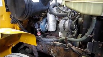 1997 International DT466E Engine Running