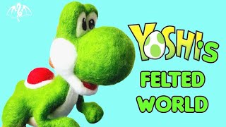 How I Made a Felted Yoshi! || Nintendo Super Mario