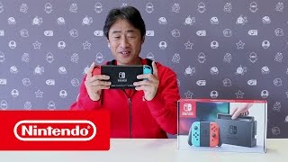 Nintendo Switch - Apertura de la caja con Satoru Shibata thumbnail