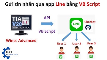 Gửi tin nhắn qua App Line bằng VB Script trong Wincc Advanced/Tia Portal