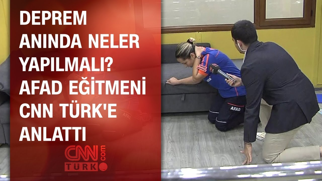 deprem aninda neler yapilmali afad egitmeni cnn turk e anlatti youtube