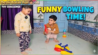 🏆 EPIC HOME BOWLING CHALLENGE! 🎳 (Toddler vs. Big Sister) 🤣 OH NO! Epic Toddler Bowling Fail!🤣🤣😂😂😂