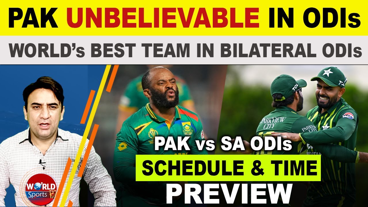 Pakistan unbelievable in ODIs | Pakistan vs South Africa ODIs schedule & Time
