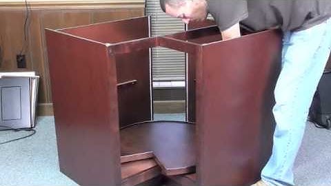 Assembly Instructions Lazy Susan Cabinet 3 of 3
