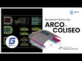 [GstarCAD] Modelamiento de arco de COLISEO