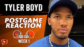 Tyler Boyd Reacts to Bengals Loss to Browns | NFL Week 1
