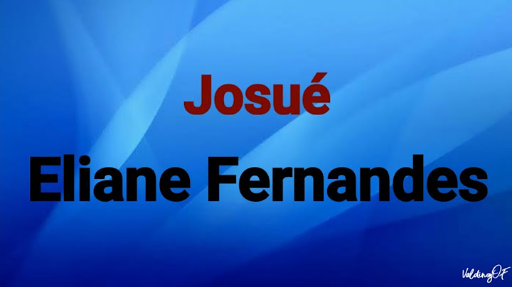 Josué | Eliane Fernandes [ Voz Com Letras ] DVD Em São Paulo