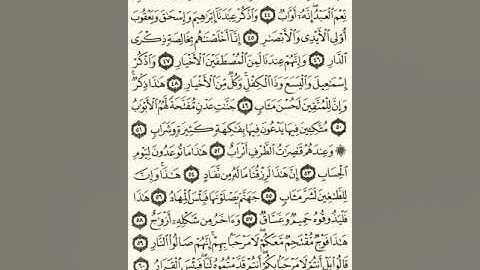 ماهر المعيقلي سورة ص مكتوبة صفحة 456 مصحف المدينة المنورة جودة عالية