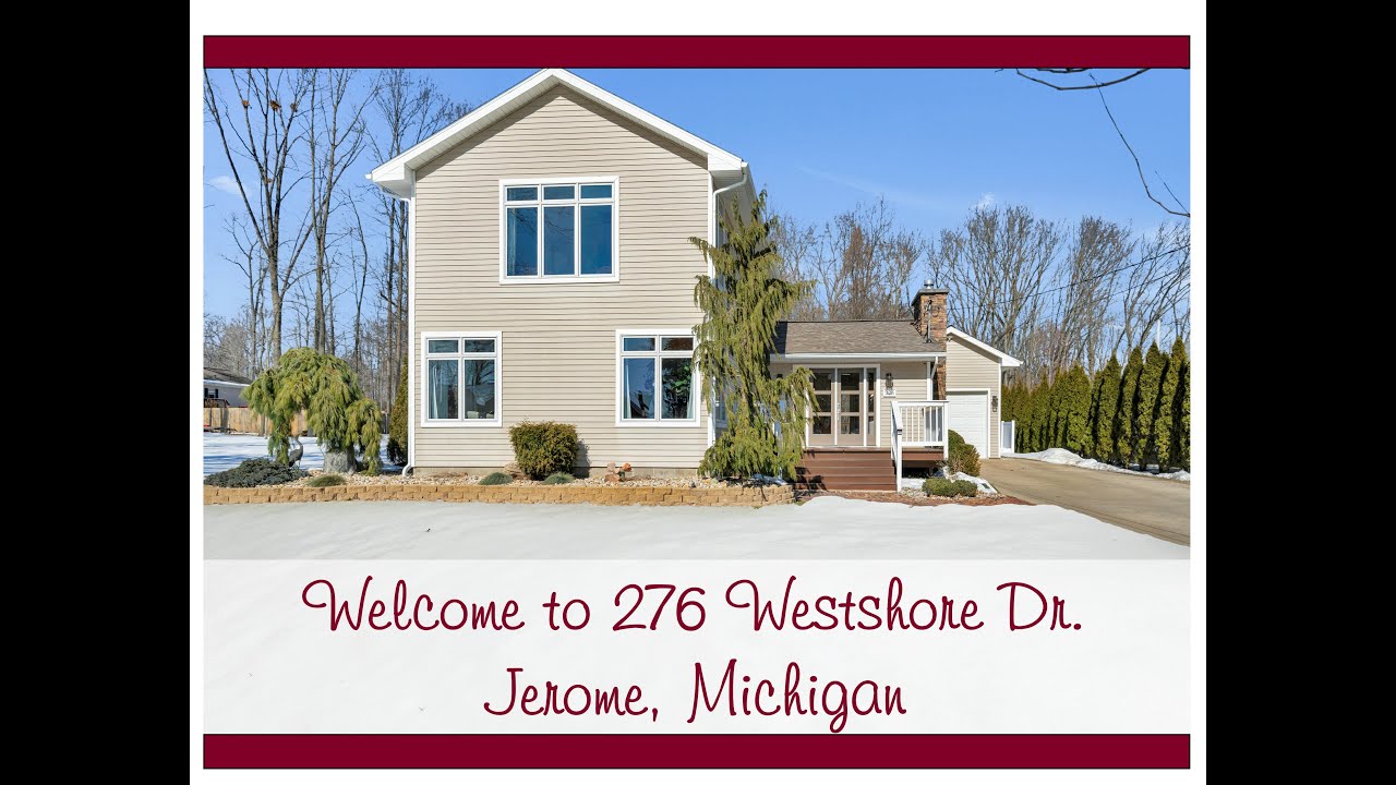 to 276 Westshore Drive, Jerome MI MLS 202000504 YouTube
