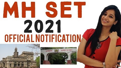 MH SET 2021 Official Notification|Maharashtra|Goa|Set Exam|
