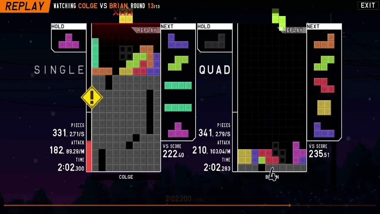 TETRIO X rank Survival