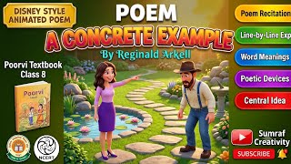 A Concrete Example Class 8 English (Poorvi) | 3D Animated Poem Explanation | Reginald Arkell screenshot 5