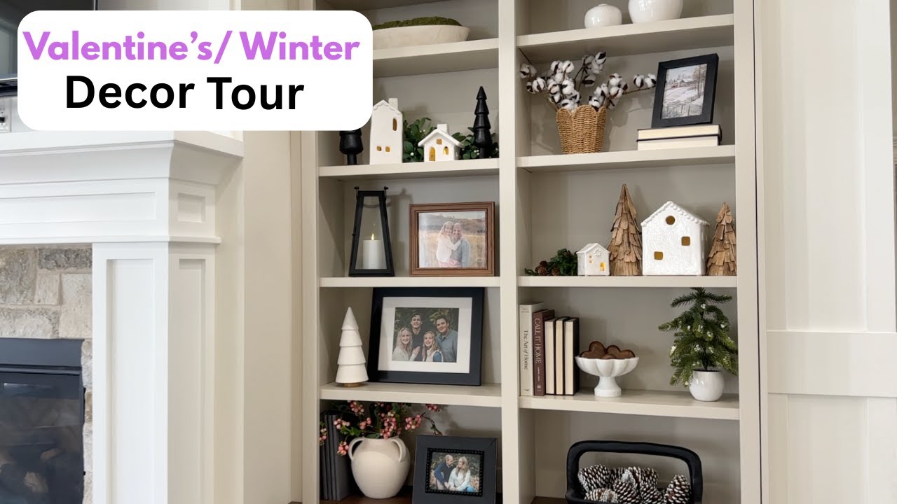 Valentine's/Winter Decor Tour- Plus a little shopping!