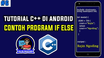 Belajar C++ Di Android - Latihan Program If Else Pada C++