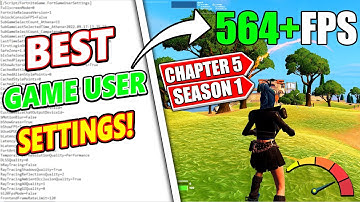 Best Game User Settings in Fortnite Chapter 5 Season 1! 🚀(Reduce Input Delay + FPS BOOST!)