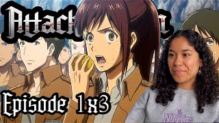 The Recruits! | Attack On Titan | Reaction 1x3 