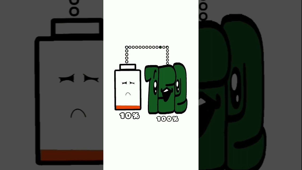 Battery help to charge number 152 animation video|
