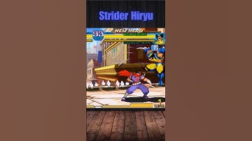 TRICKY Bounce Infinite Combo - Strider Hiryu  🌟 Marvel vs Capcom