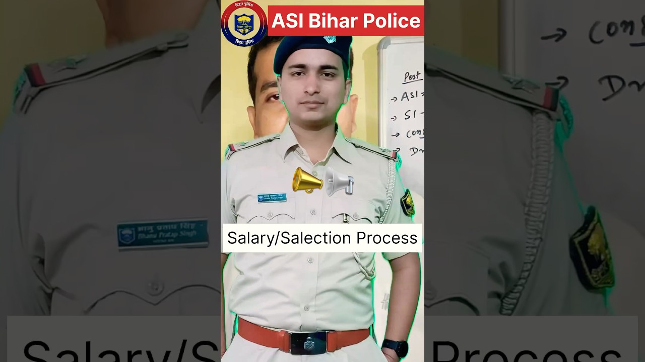 Bihar Police ASI Steno Bharti 2024 Out✅ Salary ₹40-45k/m Selection Process 12th pass 