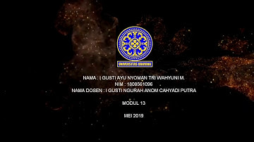 Pemrograman Menggunakan Bahasa C (Modul 13)