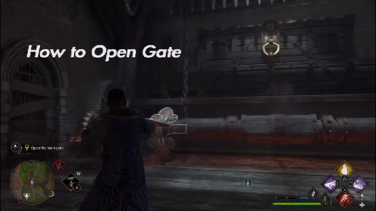 How to Open Castle Gate Natsai Onai Quest Hogwarts Legacy Side