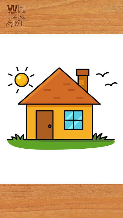 Simple House Drawing Tutorial | Easy Art for Beginners