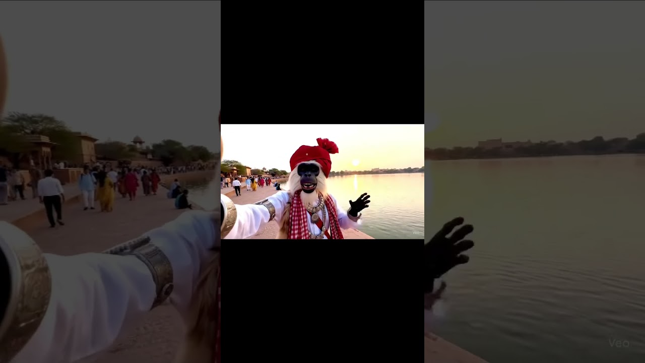 When kid mode meets monkey mode Result = nonstop laughter 