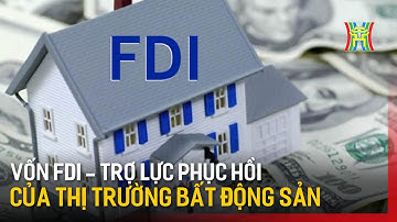 Vốn FDI - Trợ lực phục hồi của thị trường bất động sản | Tin tức