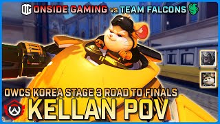 [ Kellan ] Wrecking Ball WARRIOR | ONSIDE vs Falcons | OWCS KOR Stage 3 Road to Finals