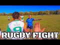 Rugby in pov gets violent