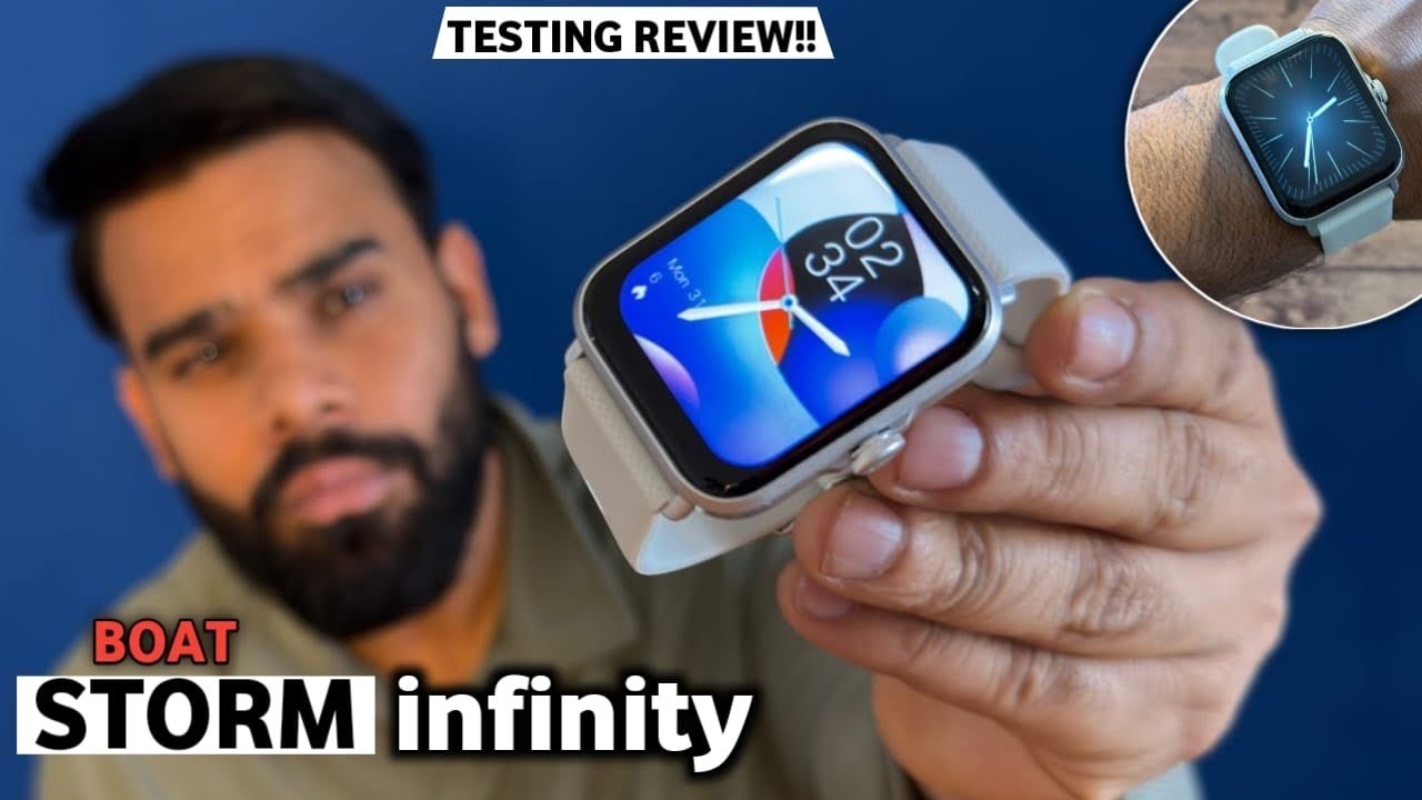 Boat strom INFINITY Smartwatch unboxing & review⚡️fast charging | 1.83 HD Display | Best smartwatch