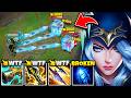 Ashe but my arrows are upgraded into ICE BOLTS that freeze you (225% BONUS DAMAGE)